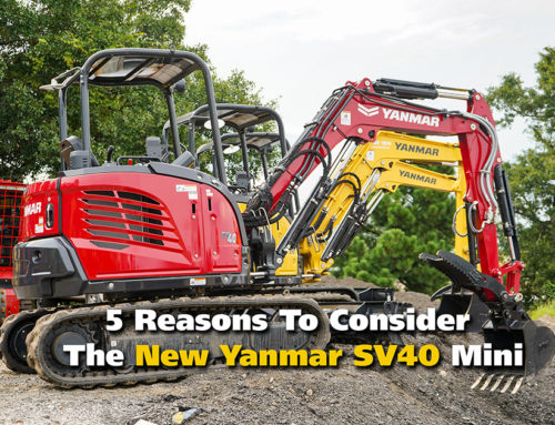 5 Reasons To Consider Yanmar’s New SV40 Mini Excavator