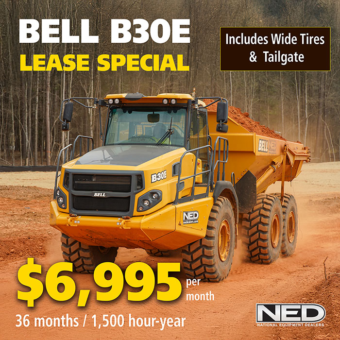 Bell B30E with TG - WT Lease Special