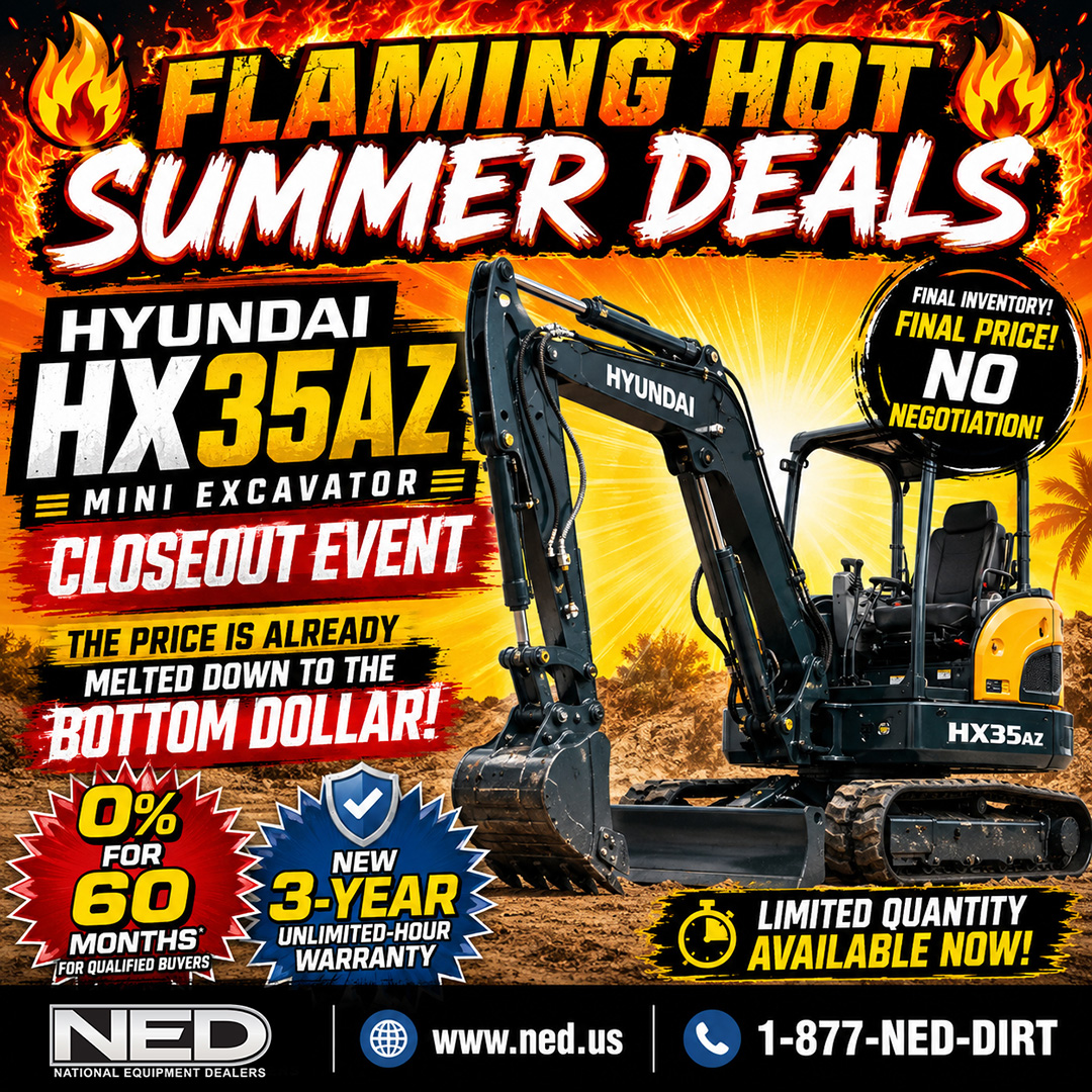Flaming Hot Summer Deals on Hyundai HX35AZ
