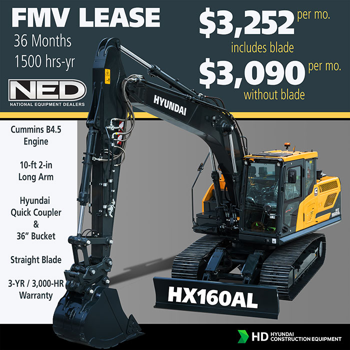 Hyundai HX160ALD FMV Lease Special Offer
