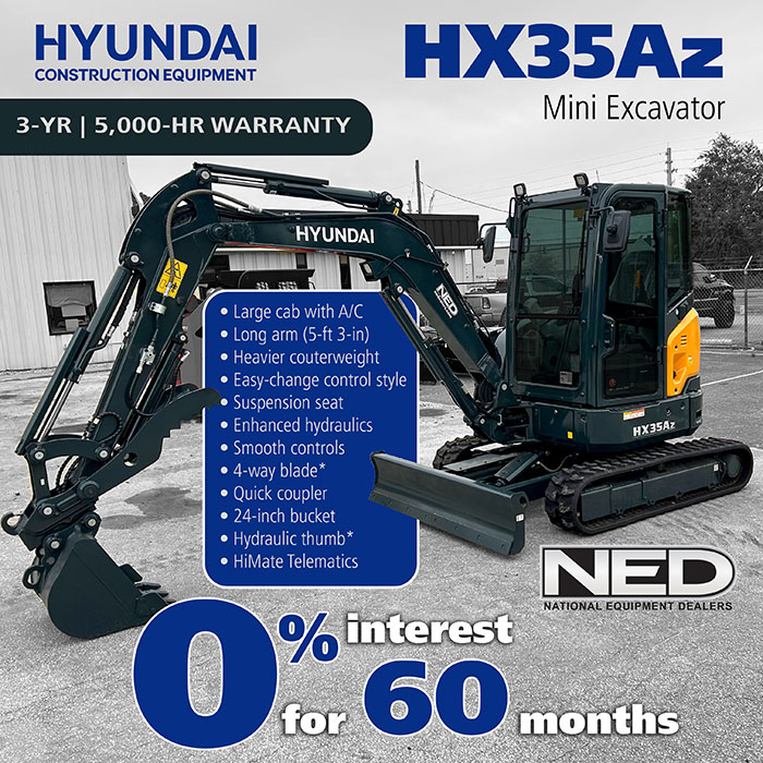 Hyundai HX35Z, 0 for 60 months special