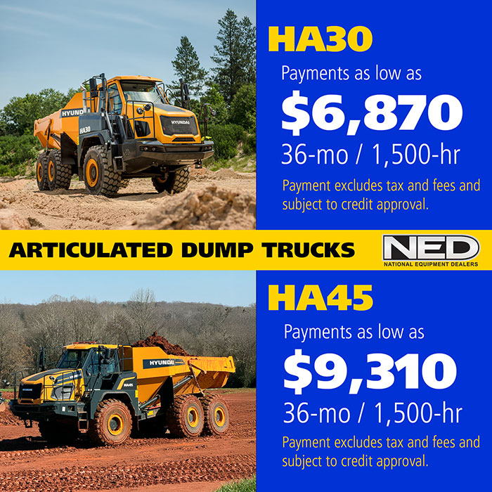 Hyundai HA 30 & HA 45 Special Offer