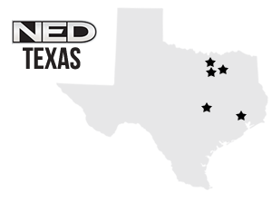 NED Locations in Texas